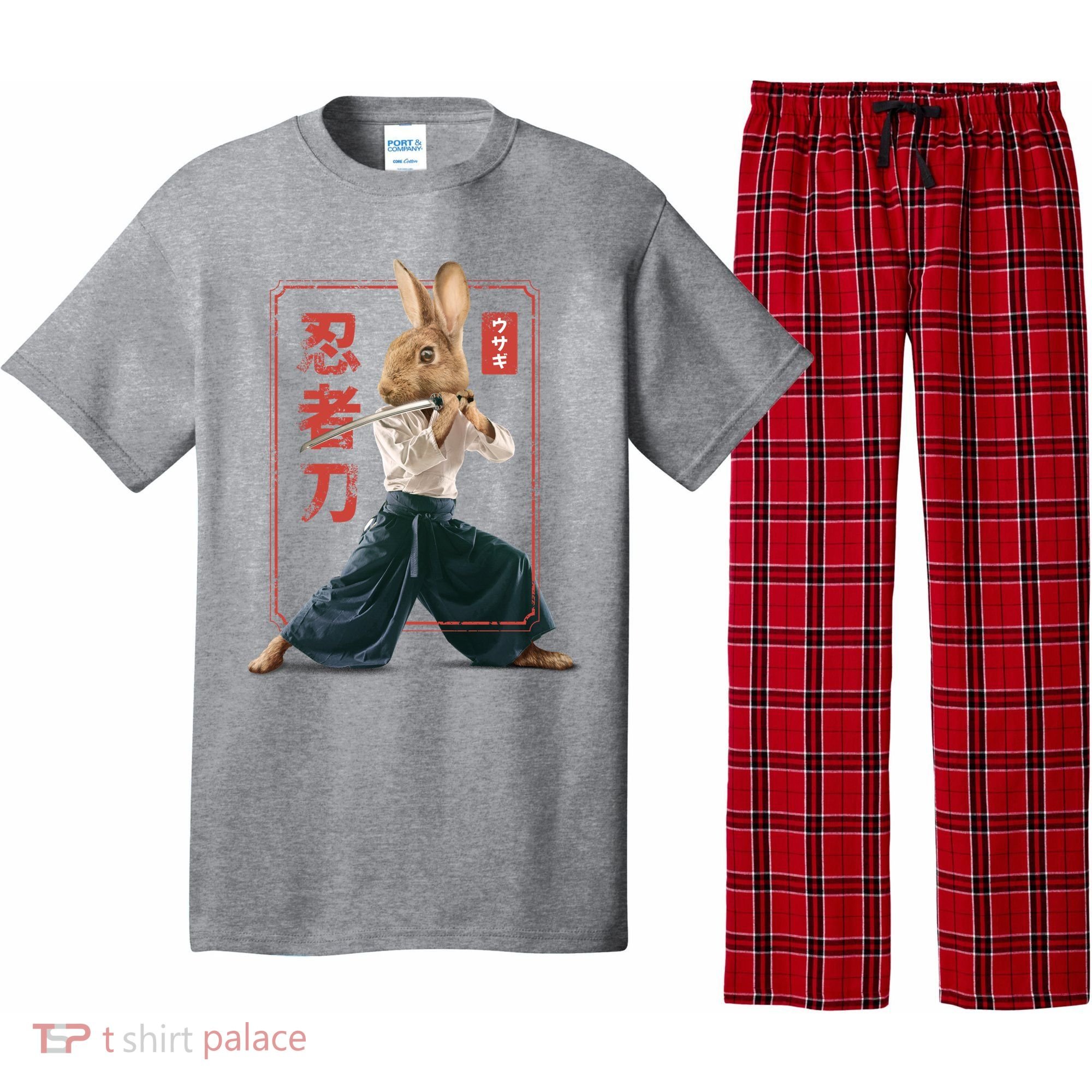 Japanese Ninja Rabbit Pajama Set