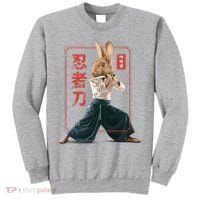 Japanese Ninja Rabbit Tall Sweatshirt thumb 0