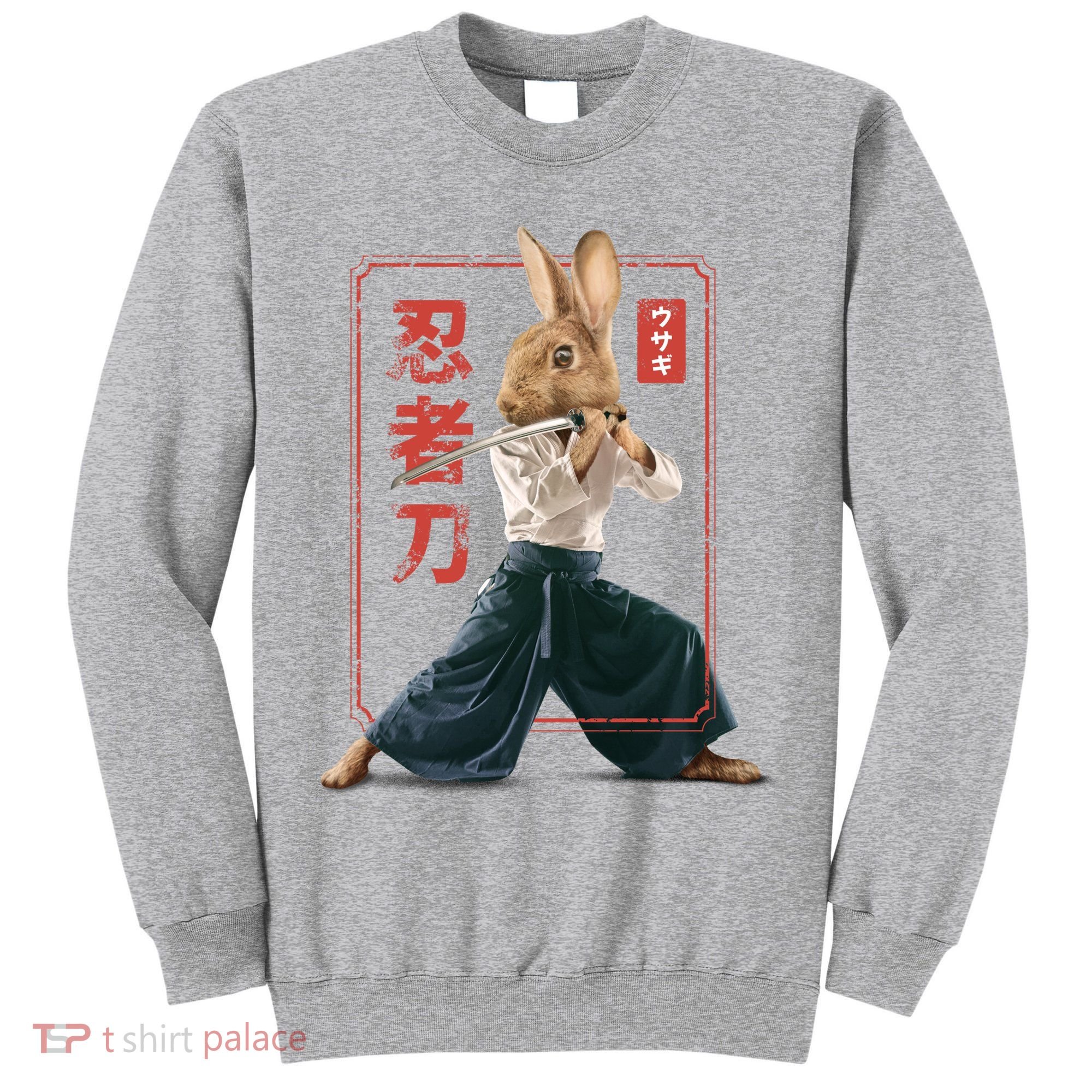Japanese Ninja Rabbit Tall Sweatshirt
