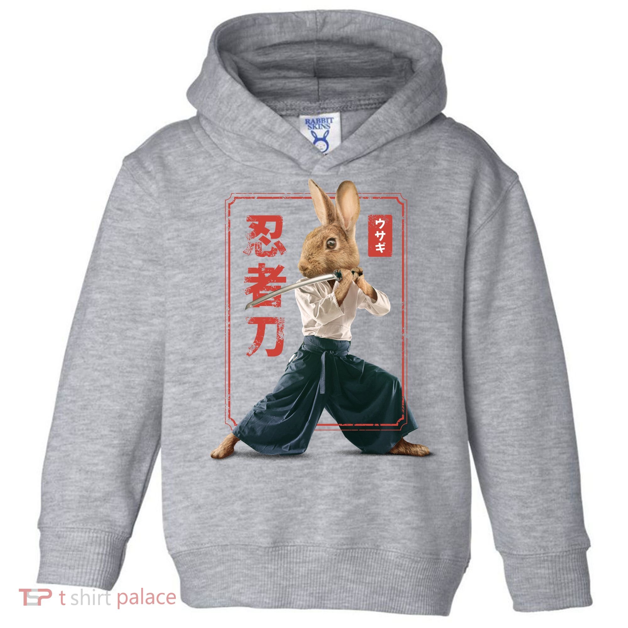 Japanese Ninja Rabbit Toddler Hoodie
