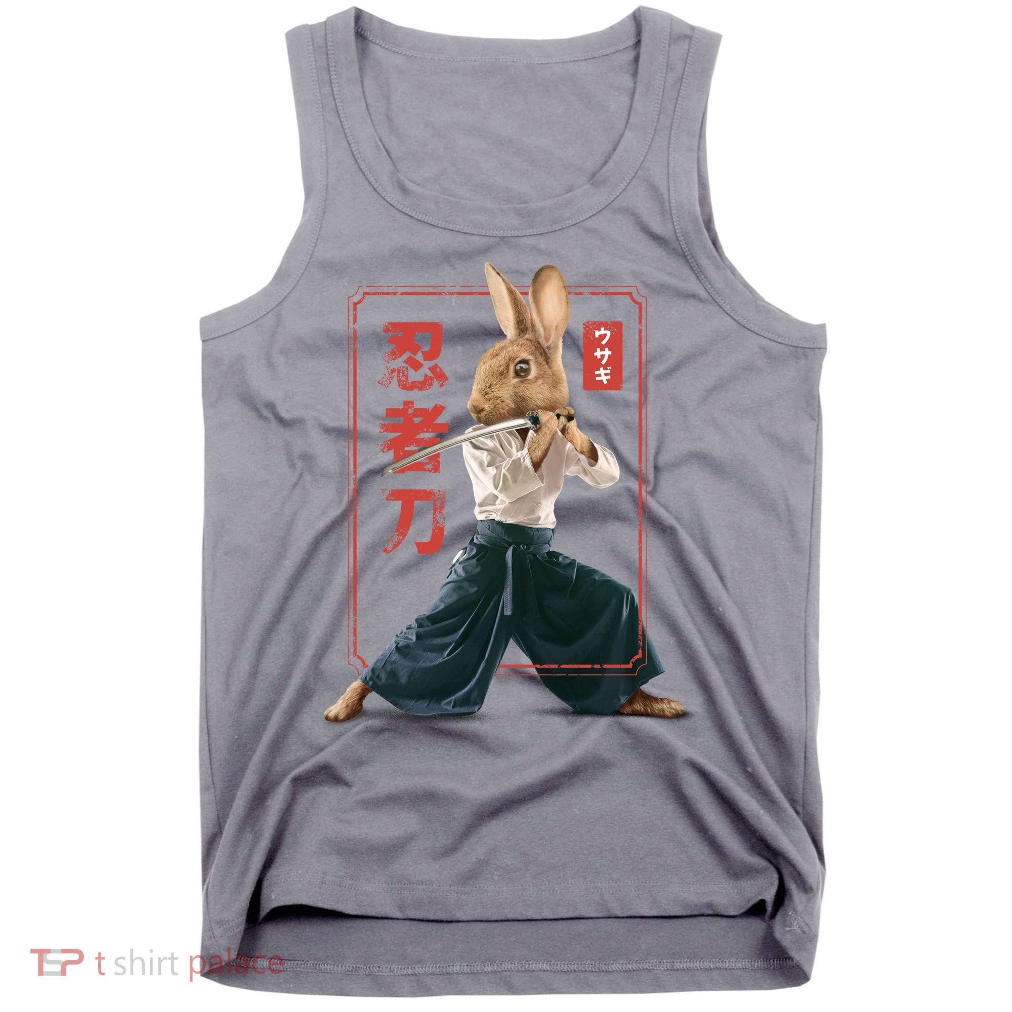 Japanese Ninja Rabbit Tank Top