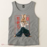 Japanese Ninja Rabbit Tank Top thumb 2