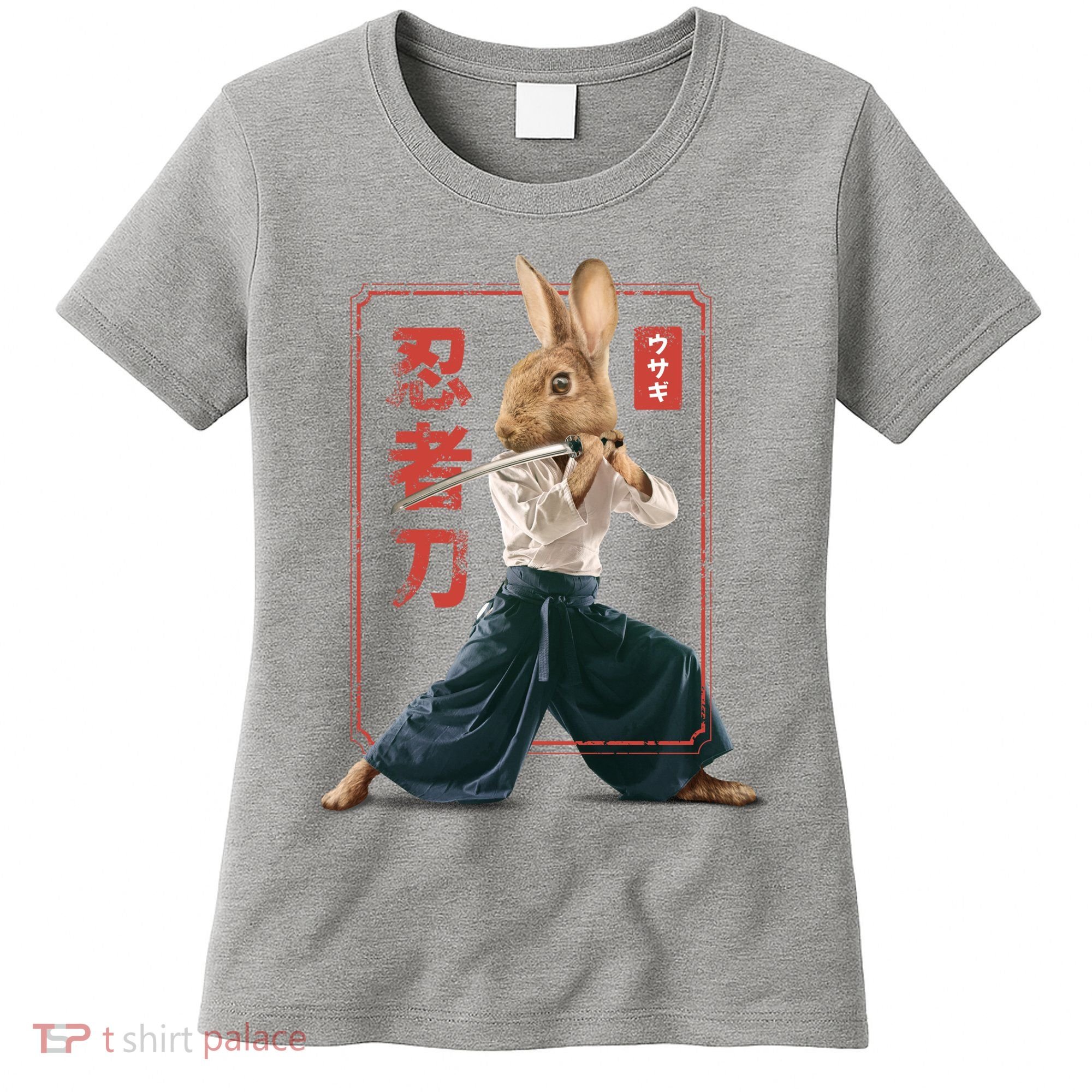 Japanese Ninja Rabbit Women's T-Shirt
