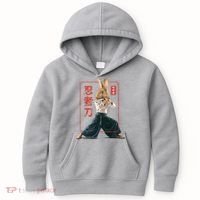 Japanese Ninja Rabbit Kids Hoodie thumb 0