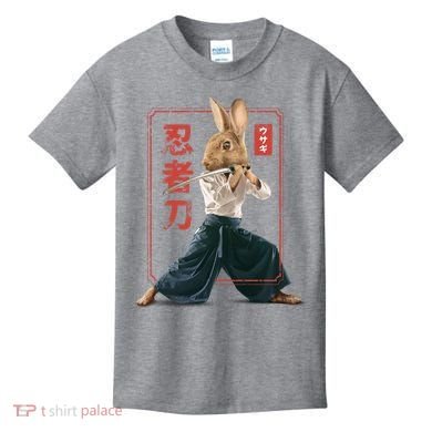 Japanese Ninja Rabbit Kids T-Shirt