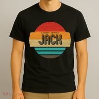 Jack Name Retro Vintage Sunset Limited Edition T-Shirt thumb 3