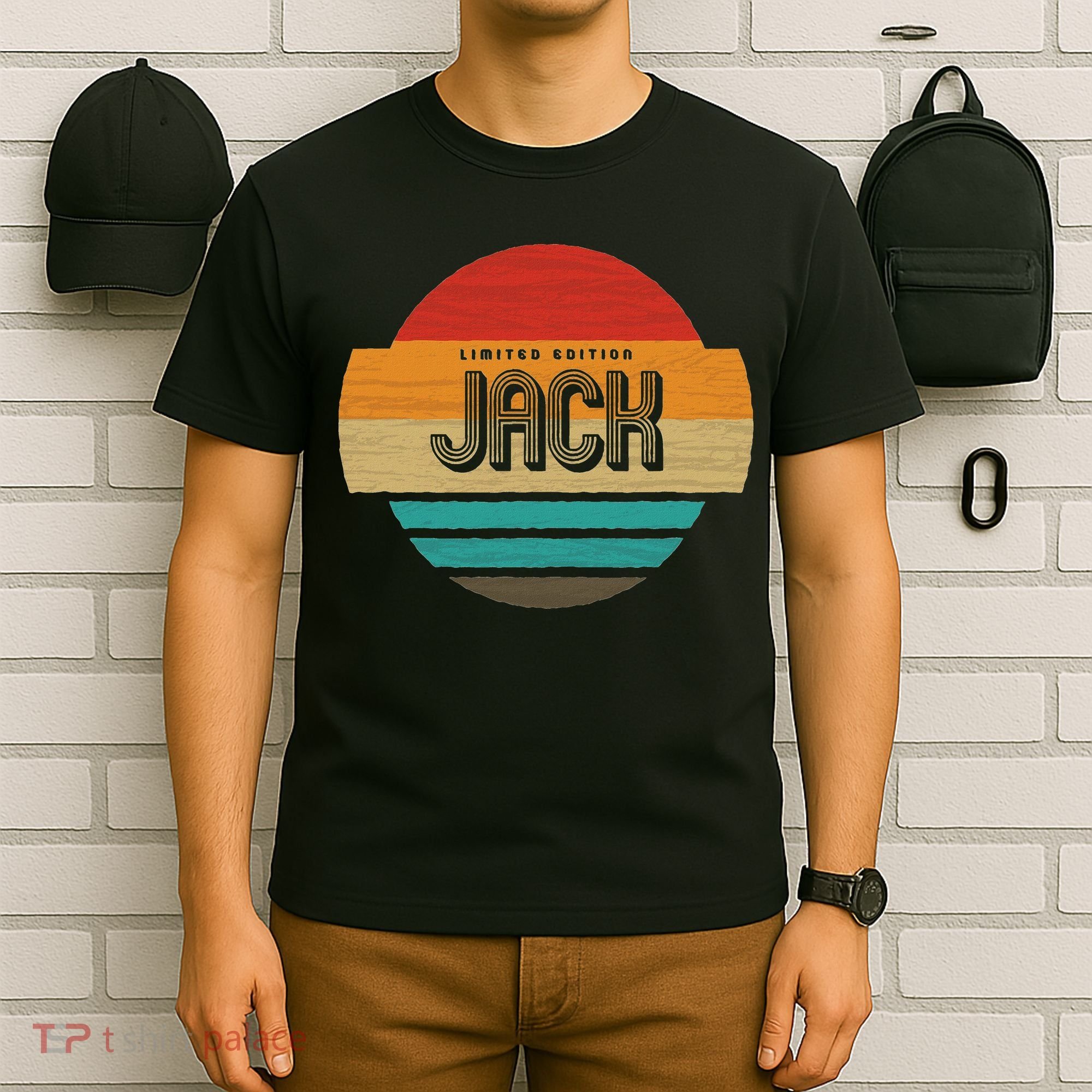 Jack Name Retro Vintage Sunset Limited Edition T-Shirt