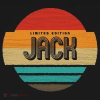 Jack Name Retro Vintage Sunset Limited Edition T-Shirt thumb 7