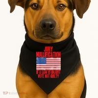 Jury Nullification Rights If a Law is Unjust Vote Not Guilty USA-Made Doggie Bandana thumb 1