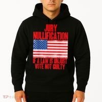 Jury Nullification Rights If a Law is Unjust Vote Not Guilty Hoodie thumb 2