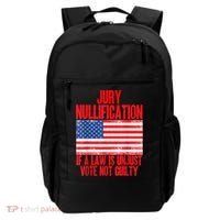 Jury Nullification Rights If a Law is Unjust Vote Not Guilty Backpack thumb 0