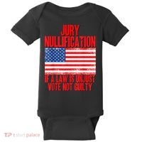 Jury Nullification Rights If a Law is Unjust Vote Not Guilty Baby Bodysuit thumb 0