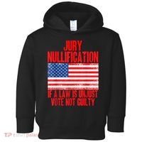 Jury Nullification Rights If a Law is Unjust Vote Not Guilty Toddler Hoodie thumb 0