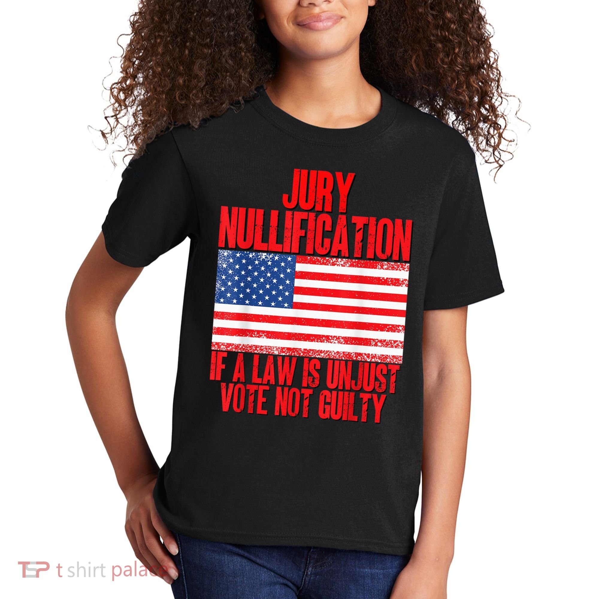 Jury Nullification Rights If a Law is Unjust Vote Not Guilty Kids T-Shirt