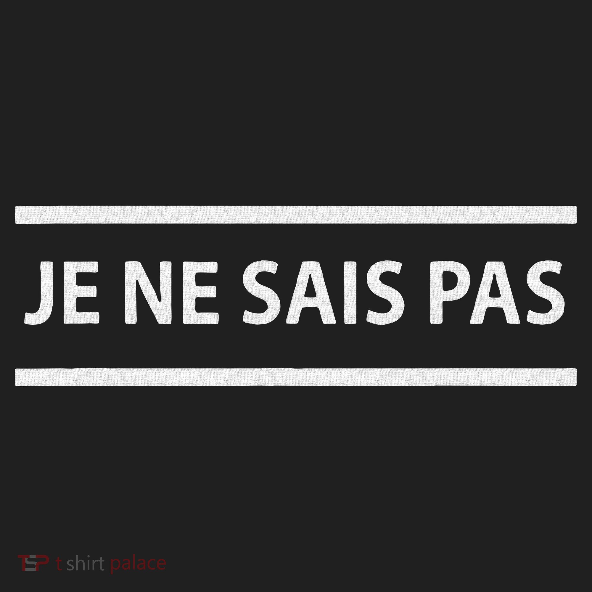 Je Ne Sais Pas I Don't Know In French Beanie