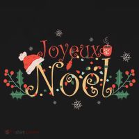 Joyeux Noel Santa Hat Coffee Tea Snowflakes Merry Christmas Women's Tank Top thumb 5