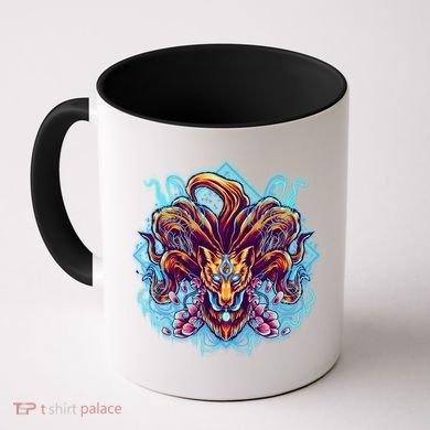 Japanese Nine Tails Kitsune Fox Coffee Mug