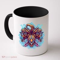 Japanese Nine Tails Kitsune Fox Coffee Mug thumb 0