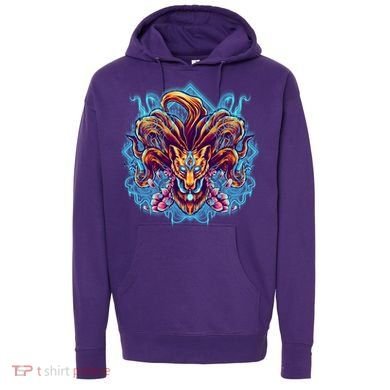Japanese Nine Tails Kitsune Fox Hoodie