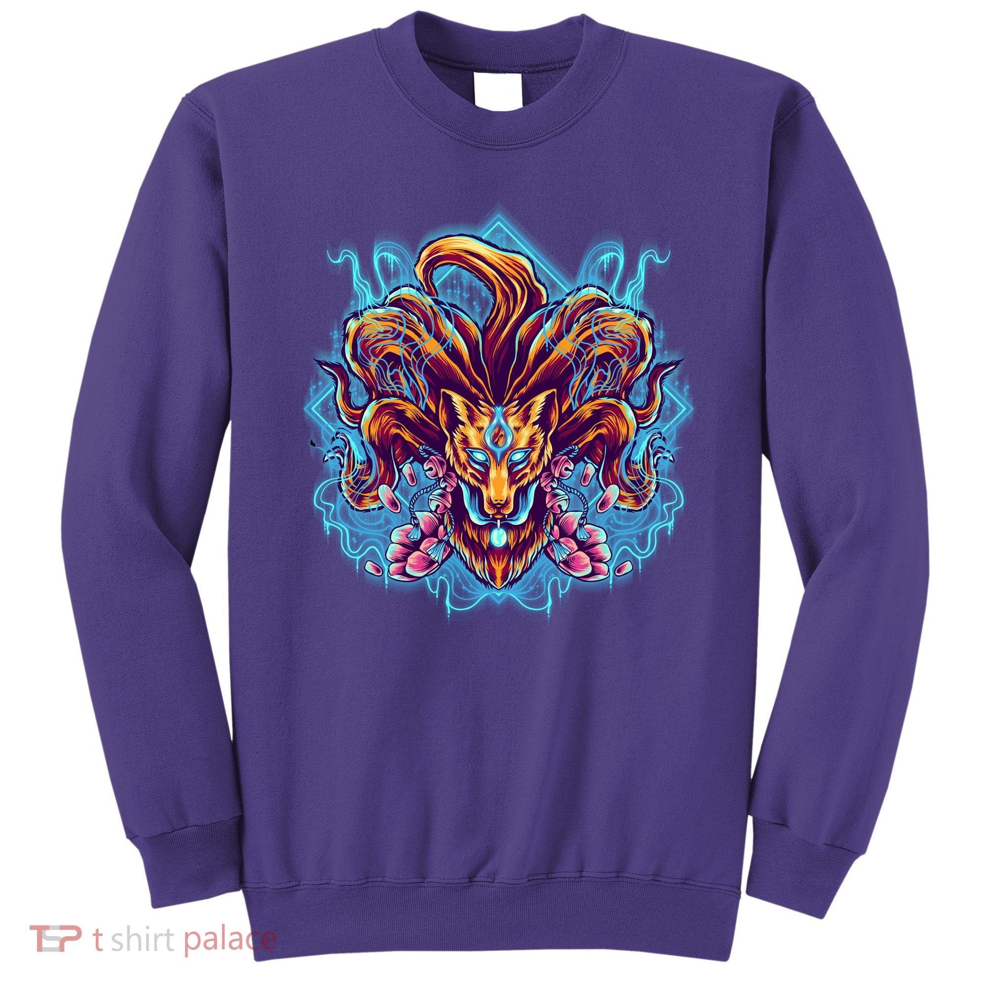 Japanese Nine Tails Kitsune Fox Sweatshirt