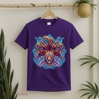 Japanese Nine Tails Kitsune Fox T-Shirt thumb 2