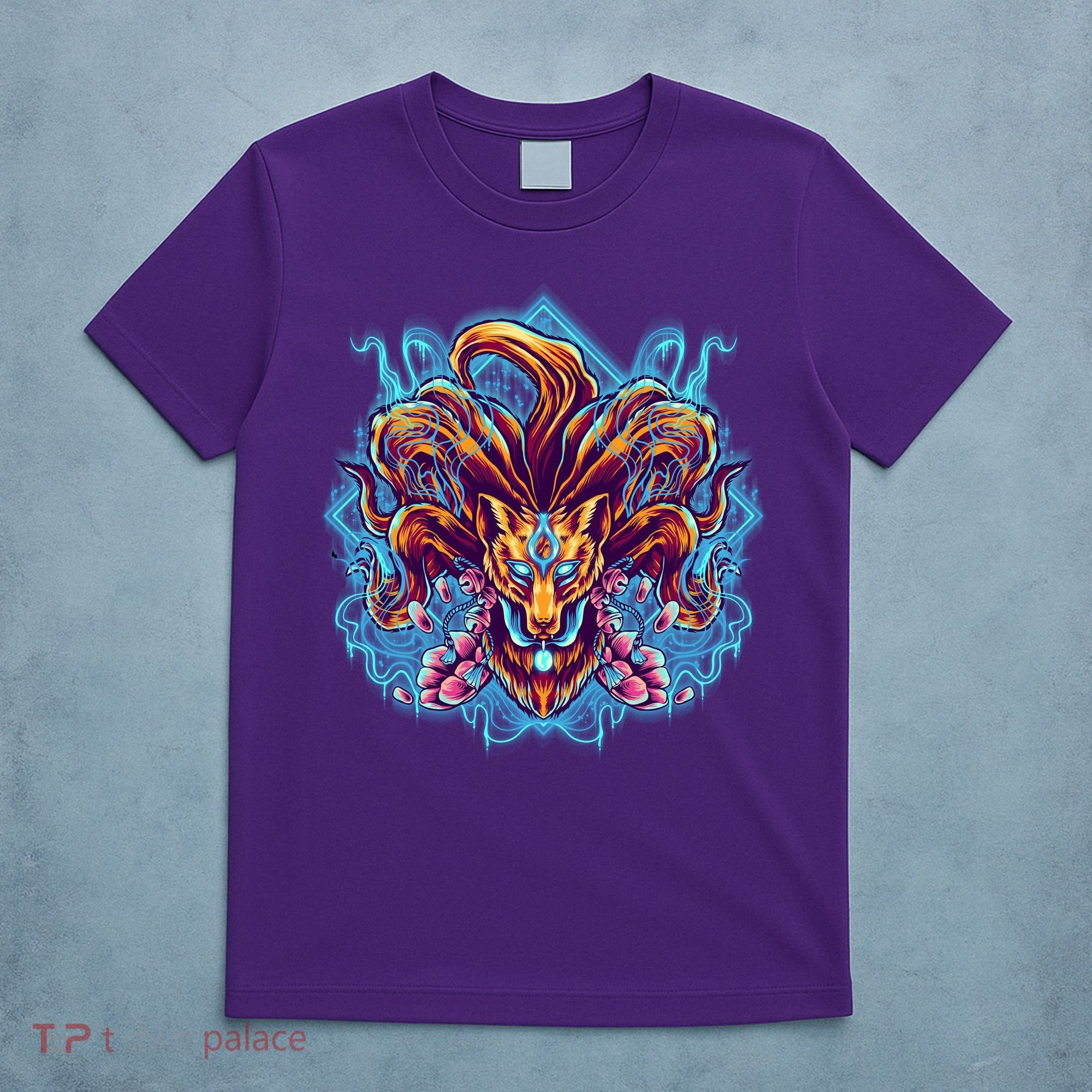 Japanese Nine Tails Kitsune Fox T-Shirt