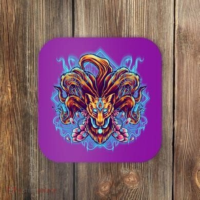 Japanese Nine Tails Kitsune Fox Coaster