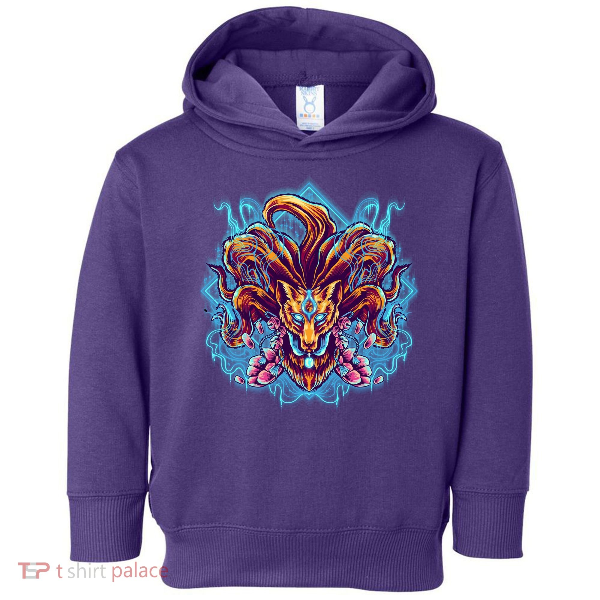 Japanese Nine Tails Kitsune Fox Toddler Hoodie