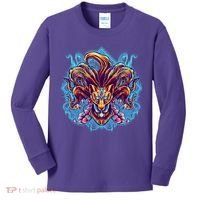 Japanese Nine Tails Kitsune Fox Kids Long Sleeve Shirt thumb 0