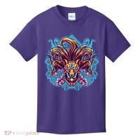 Japanese Nine Tails Kitsune Fox Kids T-Shirt thumb 0