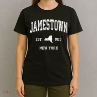 Jamestown New York Ny Vintage Athletic T-Shirt thumb 4