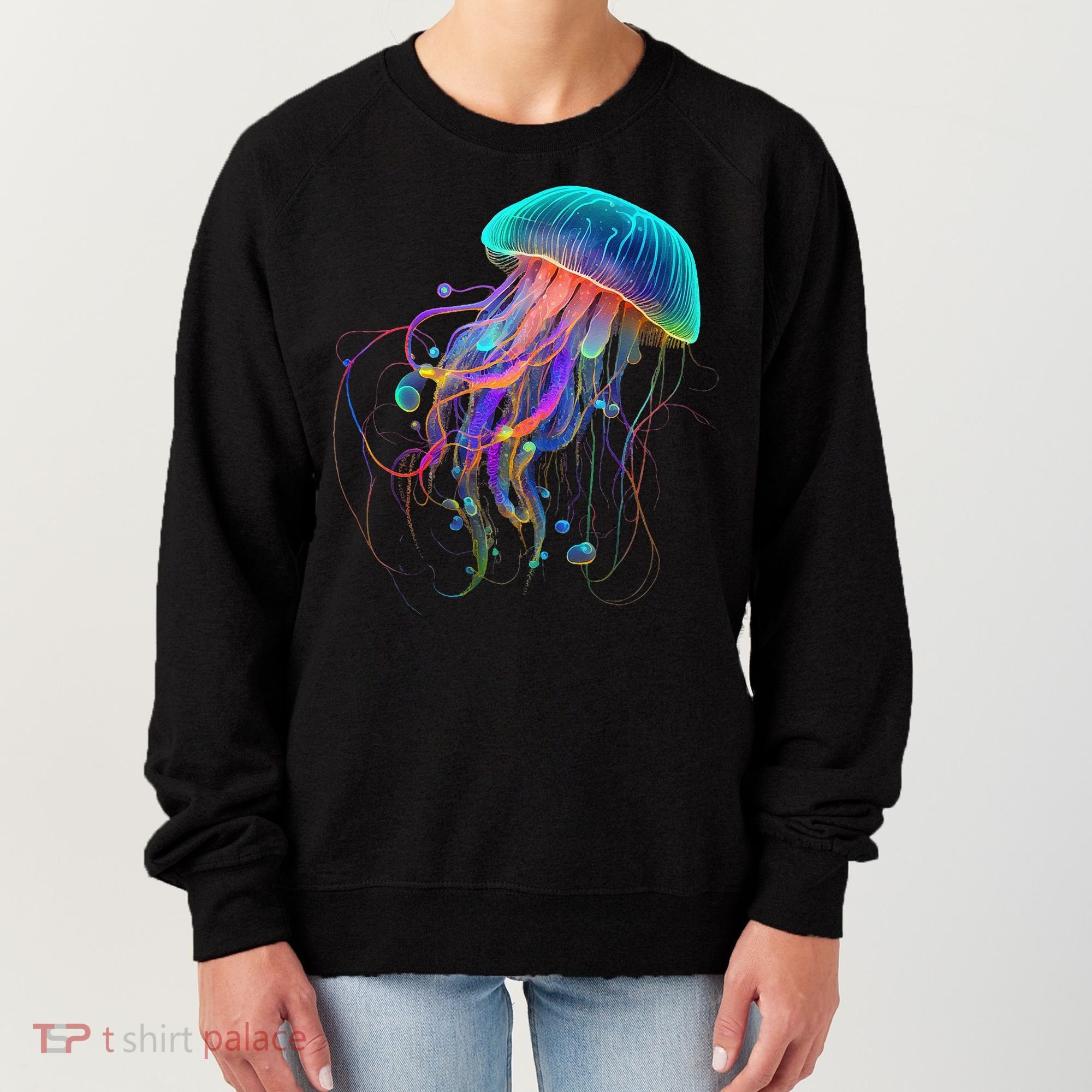 Jellyfish Ocean Animal Scuba Diving Jelly Fish Women's Sweatshirt