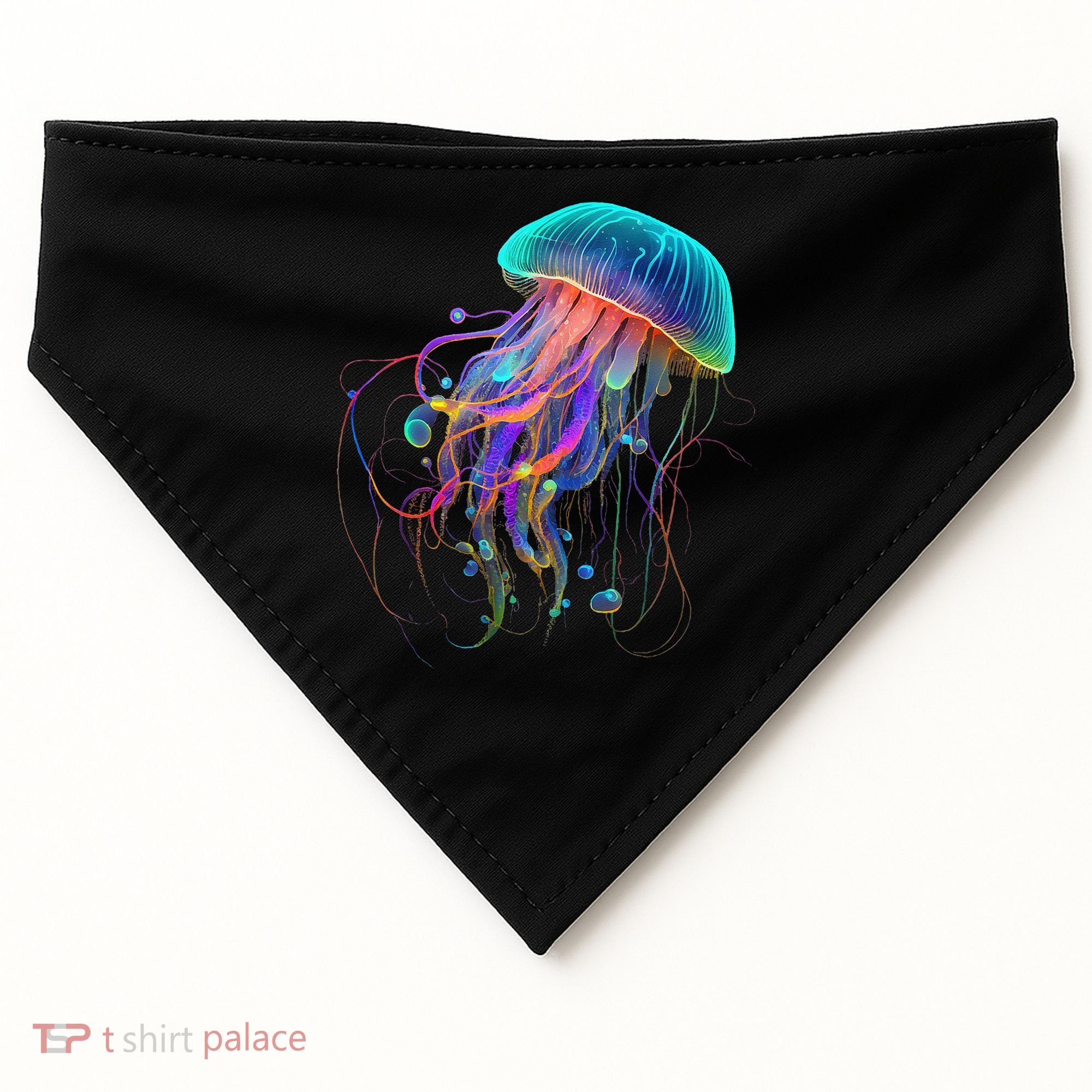 Jellyfish Ocean Animal Scuba Diving Jelly Fish USA-Made Doggie Bandana
