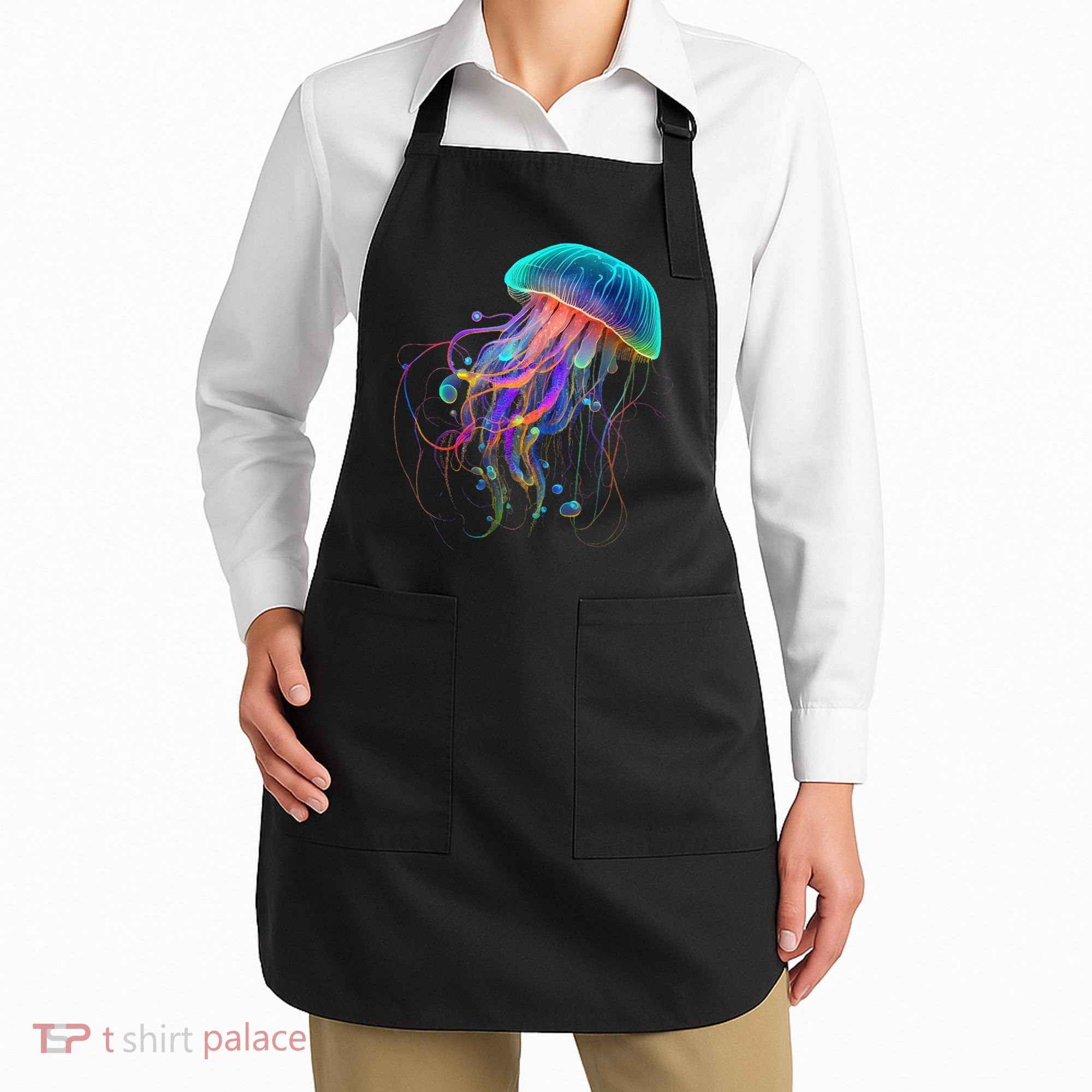 Jellyfish Ocean Animal Scuba Diving Jelly Fish Apron