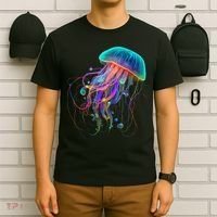 Jellyfish Ocean Animal Scuba Diving Jelly Fish T-Shirt thumb 6