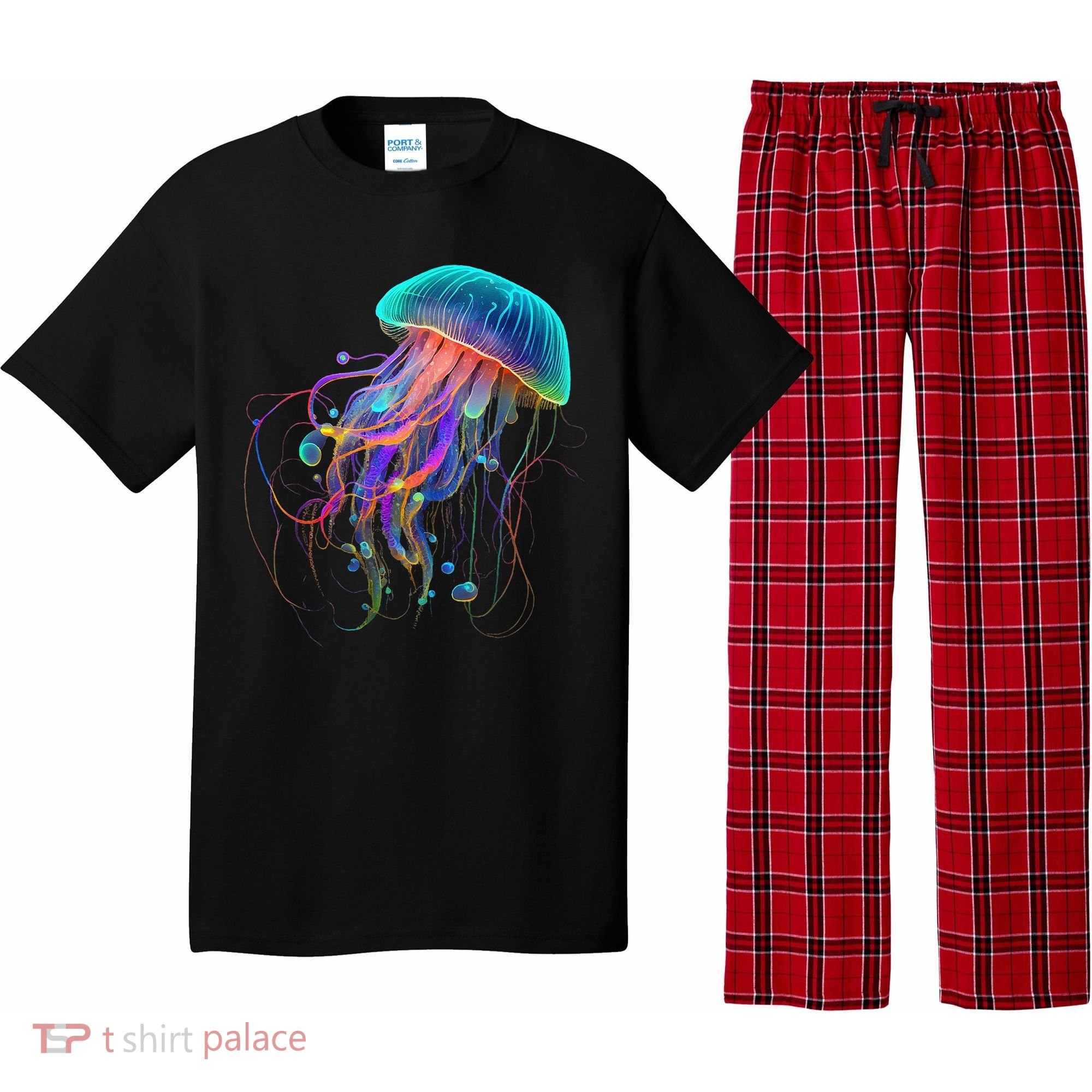 Jellyfish Ocean Animal Scuba Diving Jelly Fish Pajama Set