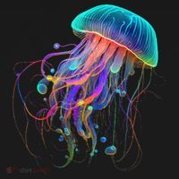 Jellyfish Ocean Animal Scuba Diving Jelly Fish Mousepad thumb 1
