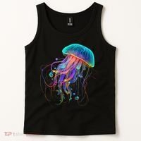 Jellyfish Ocean Animal Scuba Diving Jelly Fish Tank Top thumb 2