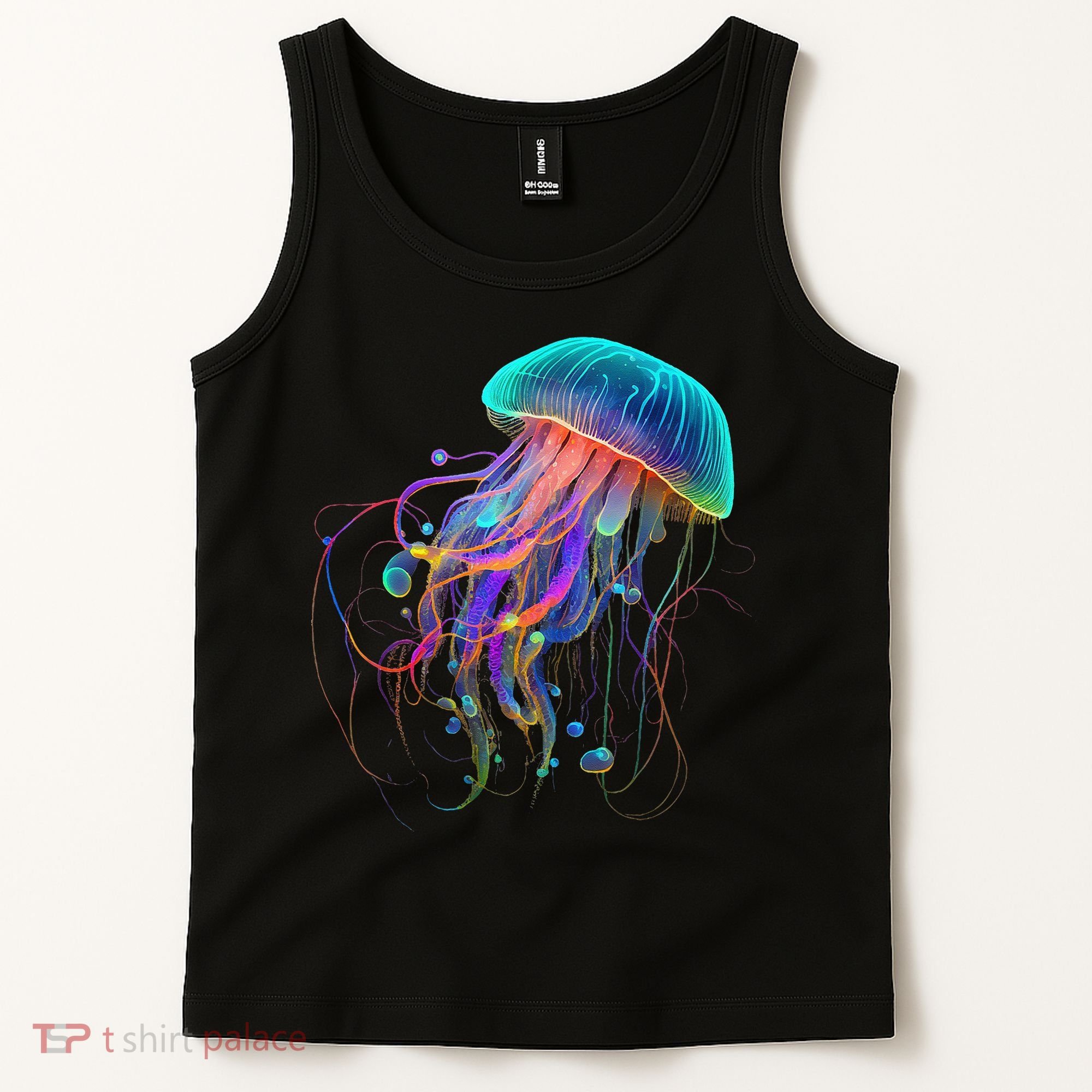 Jellyfish Ocean Animal Scuba Diving Jelly Fish Tank Top