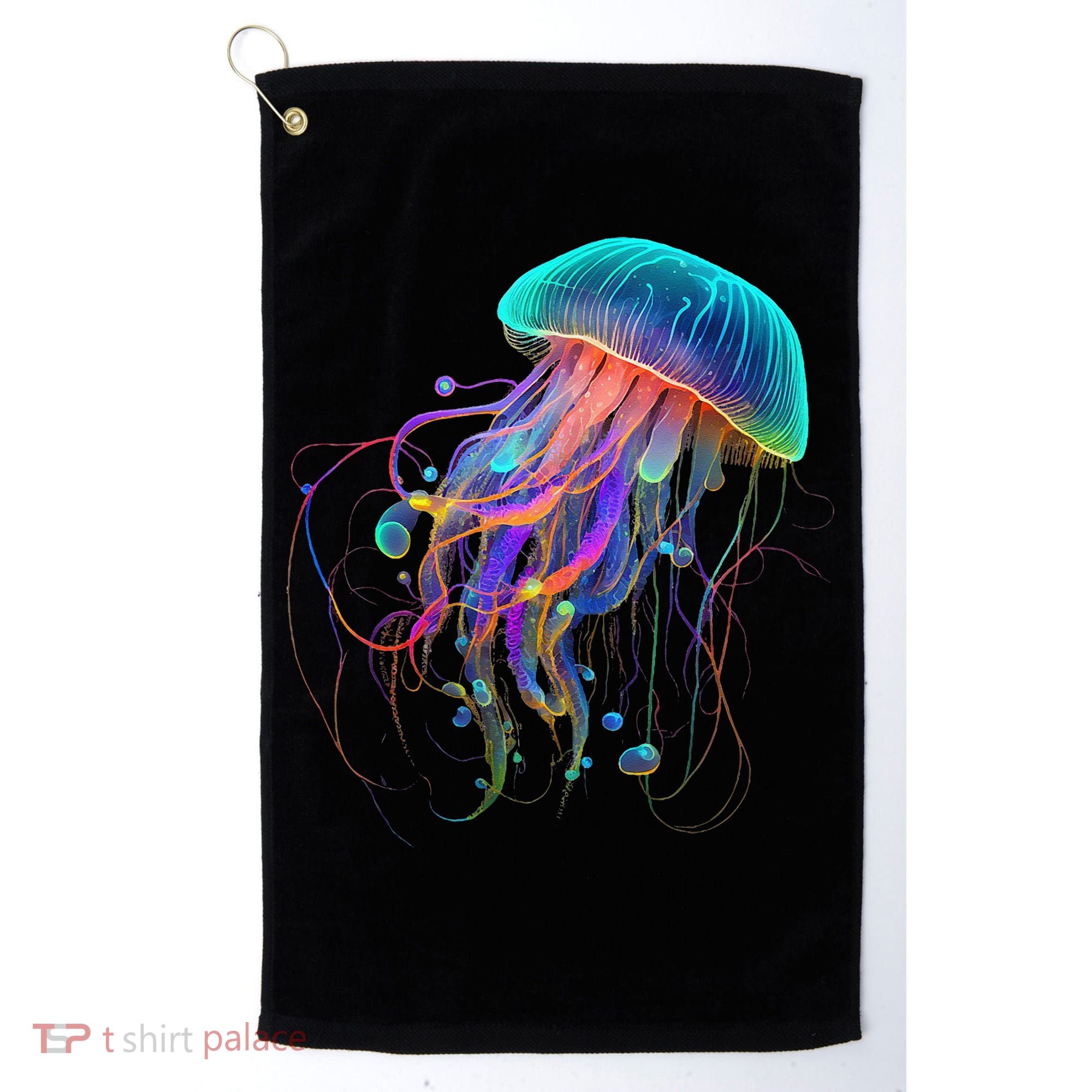 Jellyfish Ocean Animal Scuba Diving Jelly Fish Golf Towel