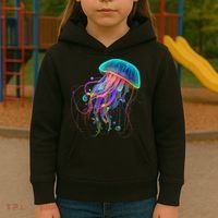 Jellyfish Ocean Animal Scuba Diving Jelly Fish Kids Hoodie thumb 3