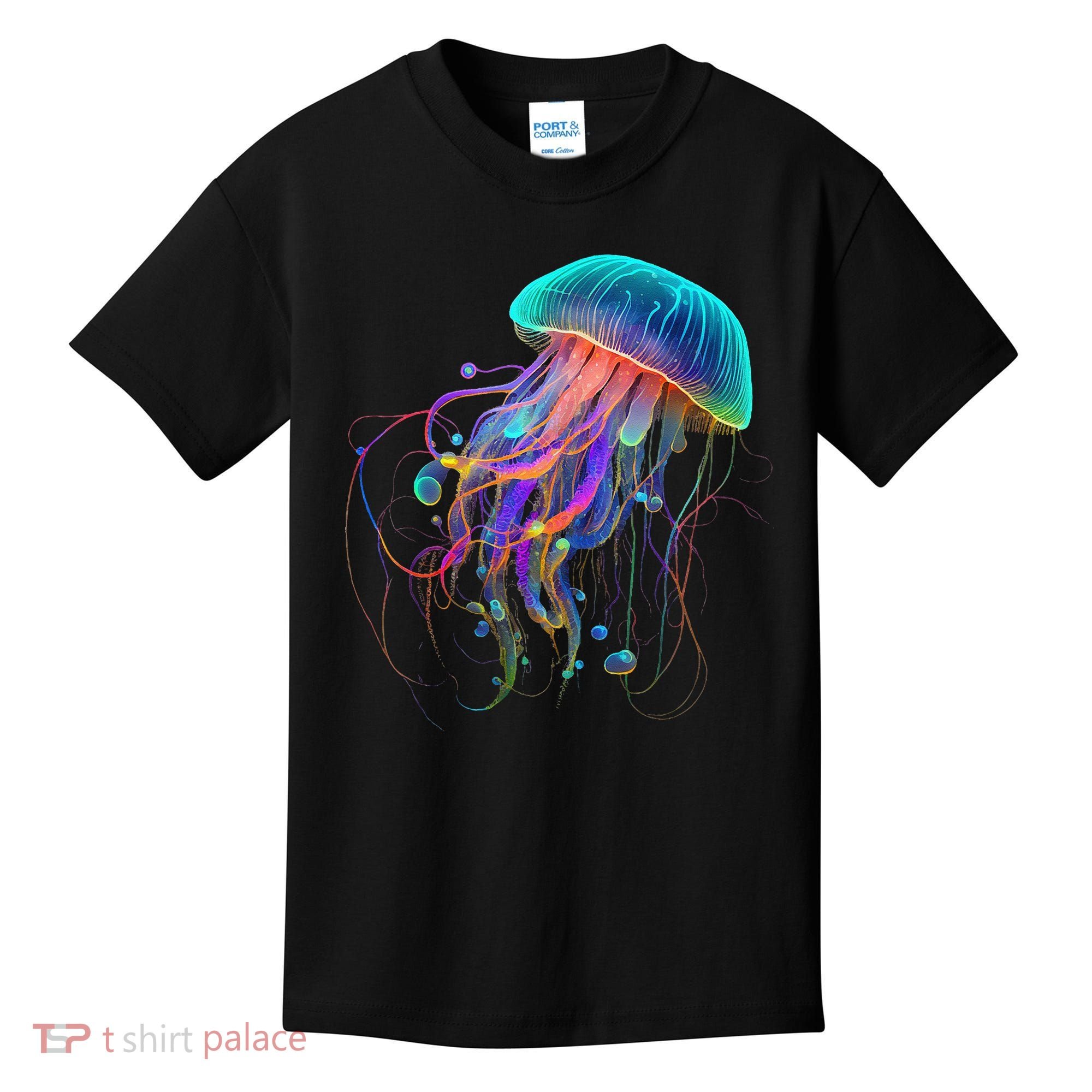 Jellyfish Ocean Animal Scuba Diving Jelly Fish Kids T-Shirt