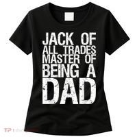 Jack Of All Trades Master Of Being A Dad Gift For Fathers Women's T-Shirt thumb 0
