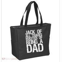 Jack Of All Trades Master Of Being A Dad Gift For Fathers Tote Bag thumb 2