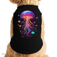 Jellyfish Ocean Animal Scuba Diving Rainbow Jelly Fish Doggie Tank thumb 0