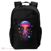 Jellyfish Ocean Animal Scuba Diving Rainbow Jelly Fish Backpack thumb 0