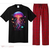Jellyfish Ocean Animal Scuba Diving Rainbow Jelly Fish Pajama Set thumb 0