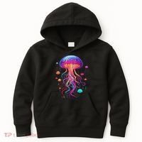 Jellyfish Ocean Animal Scuba Diving Rainbow Jelly Fish Kids Hoodie thumb 0