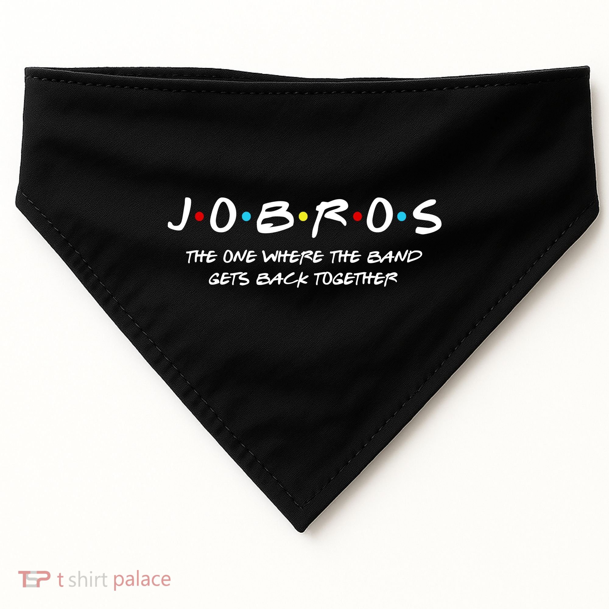 Jobros The One Where The Band Get Back Together USA-Made Doggie Bandana