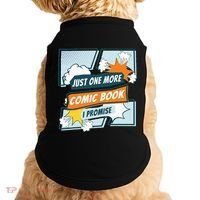 Just One Comic Book I Promise Funny Comic Books Convention Doggie Tank thumb 0